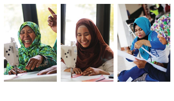 Learning sewing machine